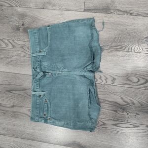 Levi's Teal Jean Shorts